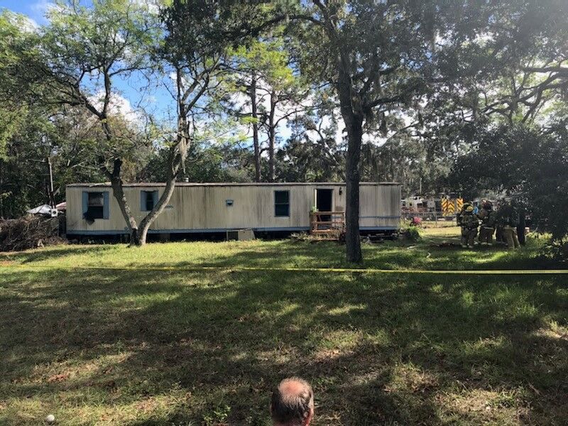 mobile home fire